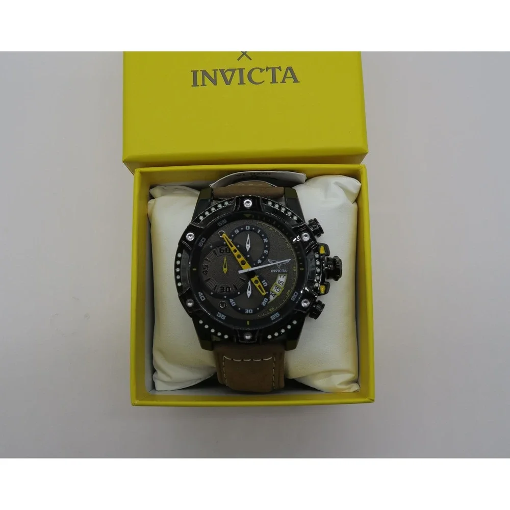 Invicta S1 Rally I by Invicta Men's Watch w/ Skeleton Dial - 50mm, Brown